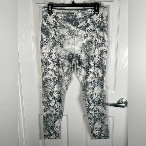 SO Gray/ White Marble Leggings Women's XL - Picture 7 of 7